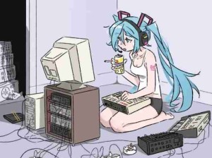 我去！初音未来私底下这样